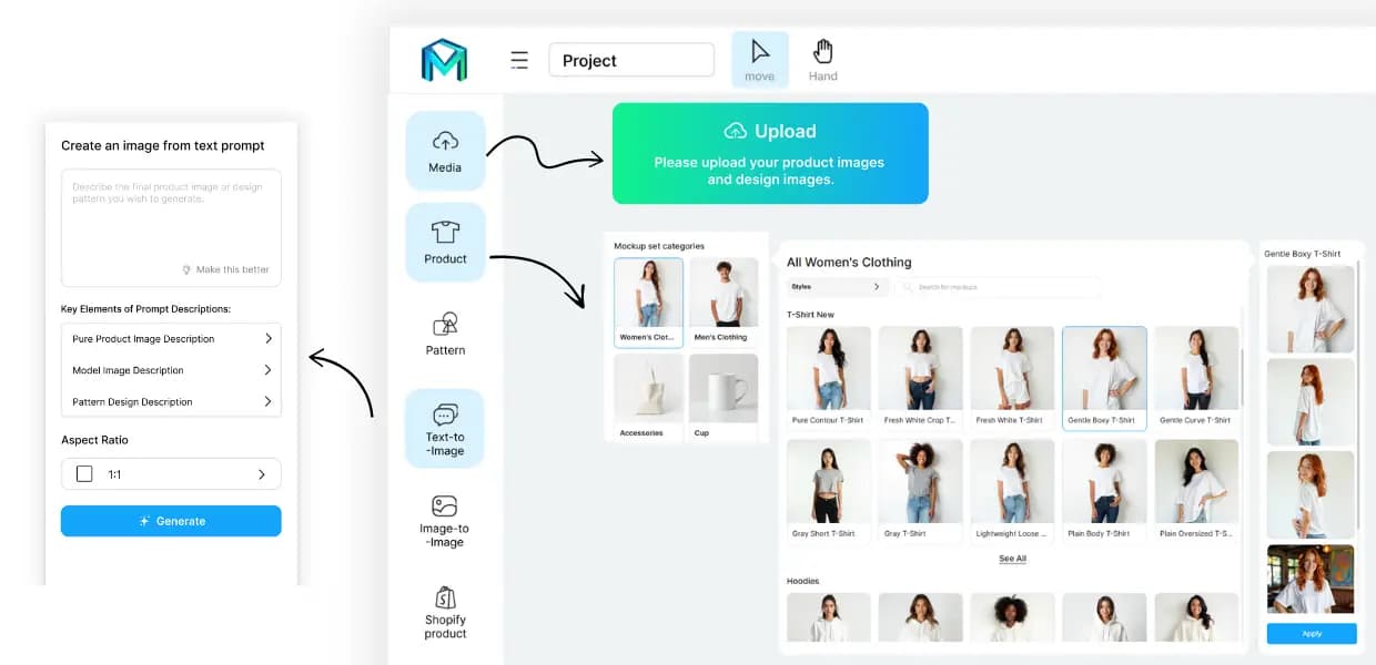 Describe or upload a pattern reference