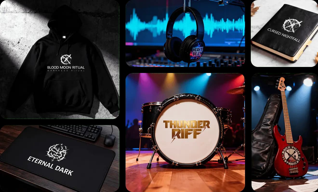 Stand-out band logos instantly