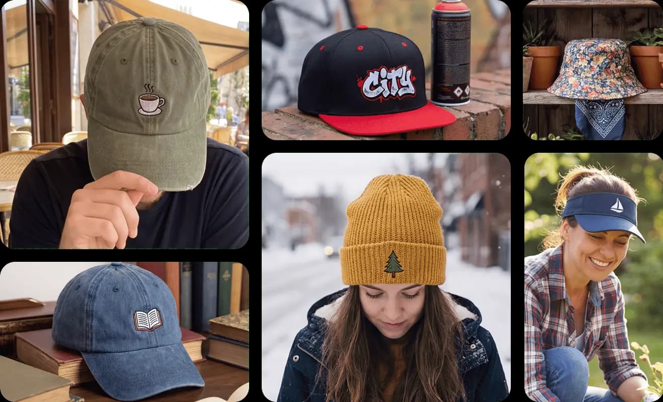 Make your cap designs stand out