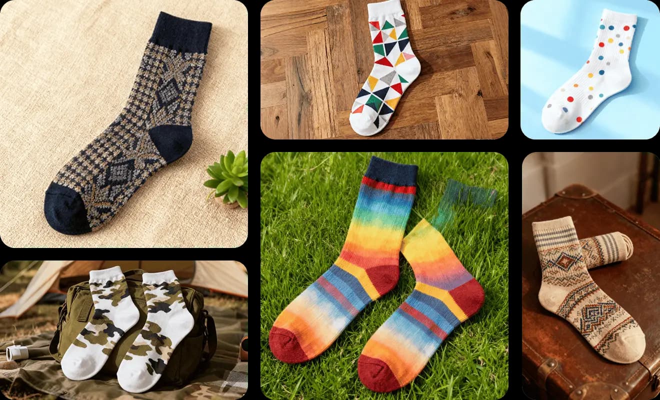 Showcase your design with socks mockups