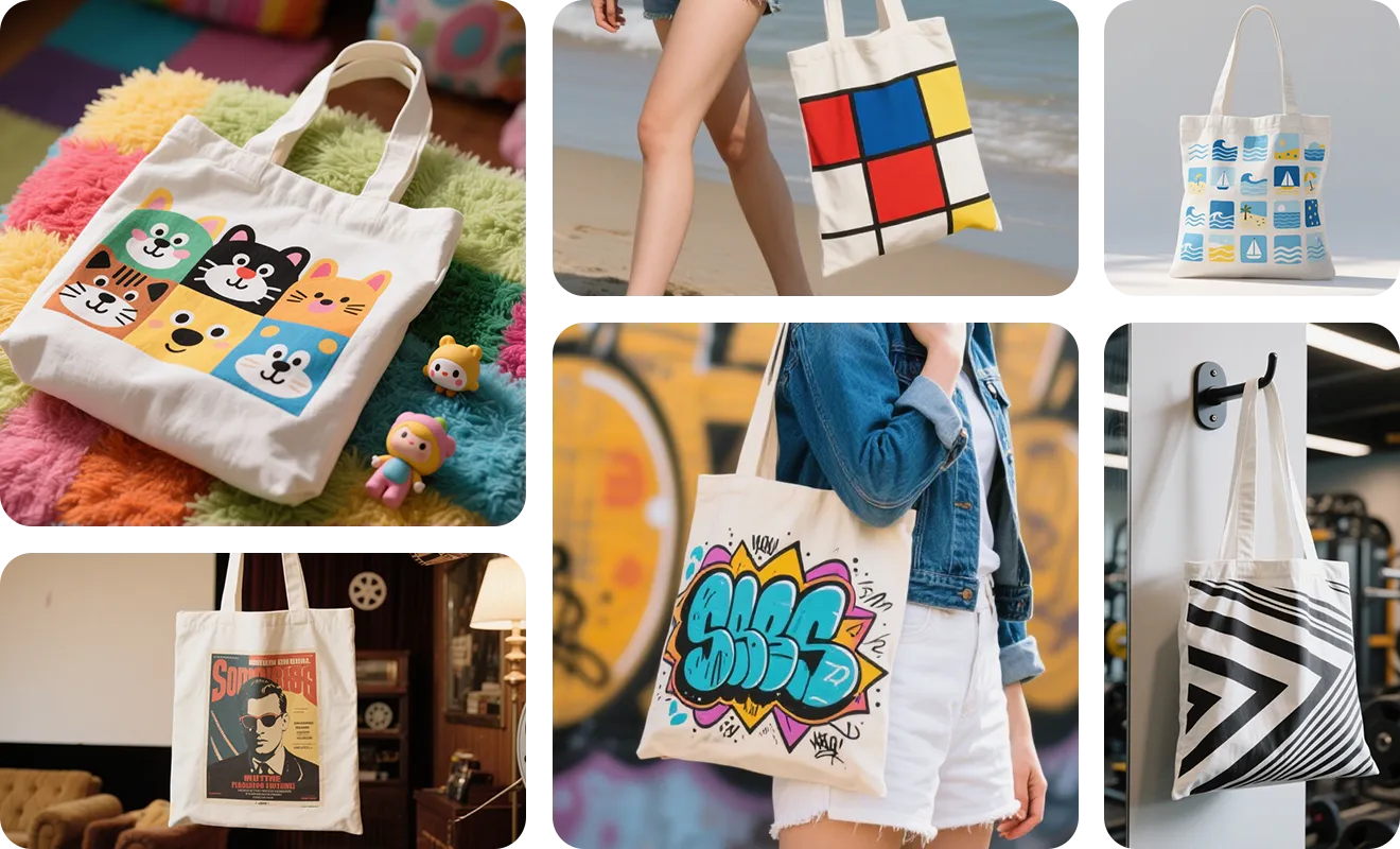 The easiest tote bag mockups tool